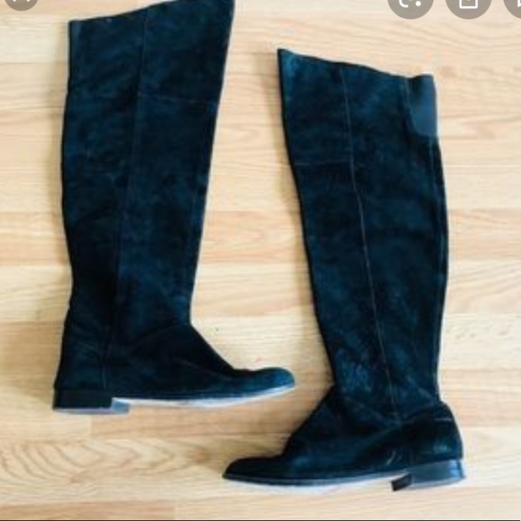 Cynthia Vincent Shoes - Cynthia Vincent Tate Suede over the knee boot